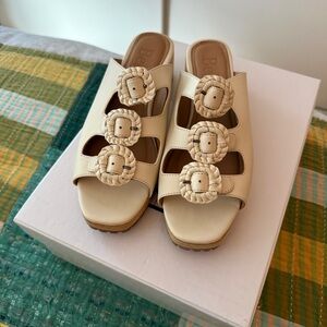 Beklina Buckle Clog Sandals
